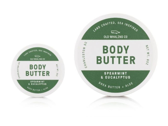 Spearmint & Eucalyptus Body Butter 8oz and Travel Size
