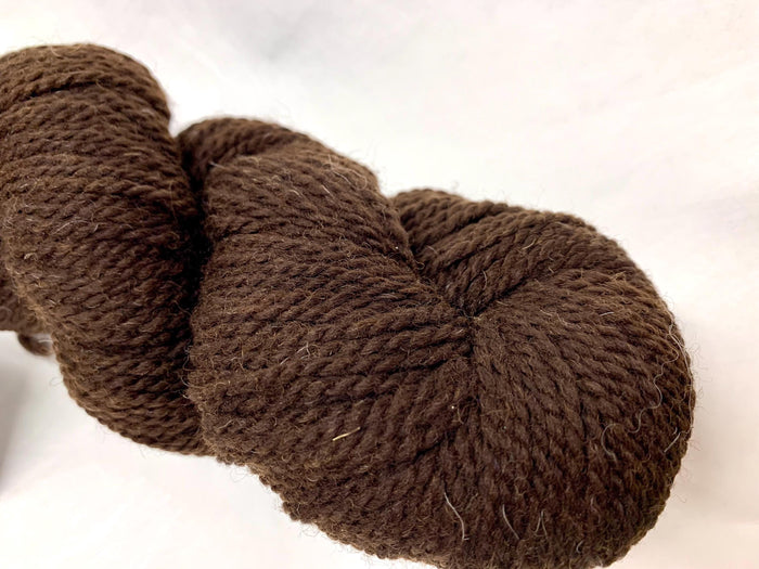 Spoiled Sheep - Romney/Rambouillet Cross Yarn 200yd - Daphne #16 Cocoa Brown