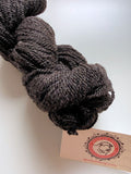 Spoiled Sheep - Suffolk/Finn/Merino Wool Yarn 200yd - Lainie #17 Charcoal Gray
