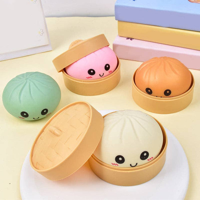 Squishy Dumpling Bao Bun Fidget Toy