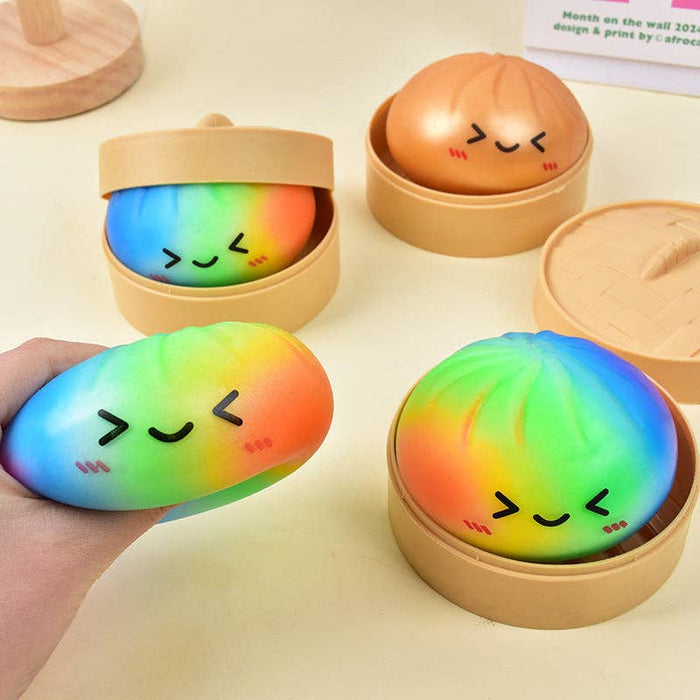 Squishy Dumpling Bao Bun Fidget Toy