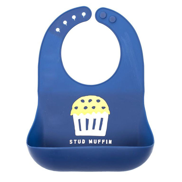 Stud Muffin Wonder Bib — fun baby bib gift for baby shower