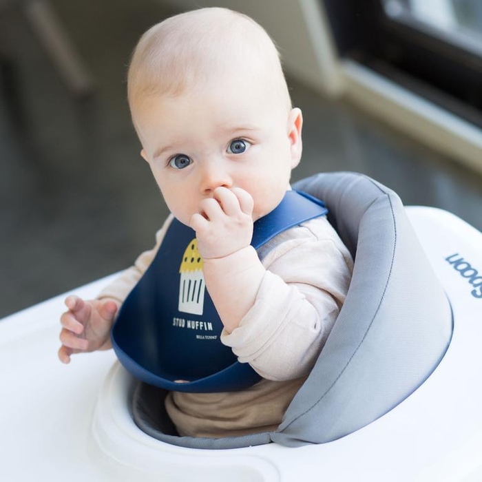 Stud Muffin Wonder Bib — close up detail view