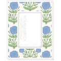 Sue Sartor Blue and Green Marigold 4x6 White Frame