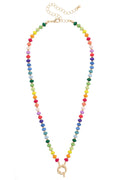 Sunday Rainbow Beaded Necklace