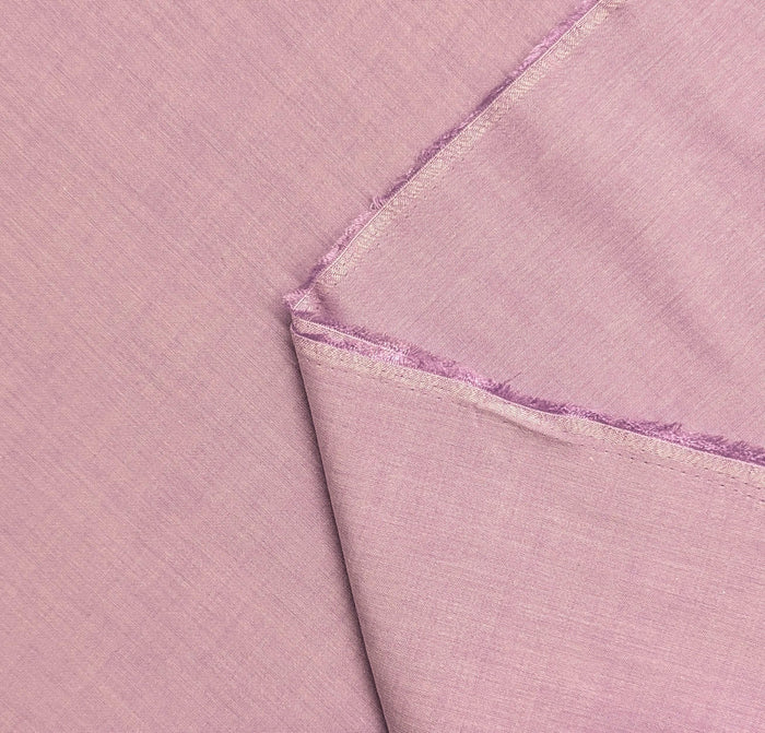 Sunwell - Organic Yarn Dyed Heathered Cotton/Tencel Chambray - Light Lavender