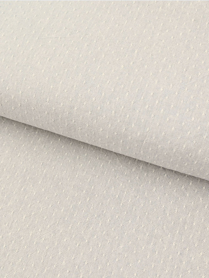Textile Pantry - Chambray Dot Yarn Dyed Cotton Fabric - Pale Blue & Gray