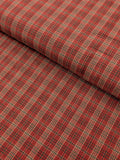 Textile Pantry - Check Plaid Yarn Dyed Cotton Fabric - Red