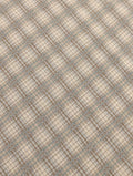 Textile Pantry - Junko Matsuda Yarn Dyed Plaid Cotton Fabric - White and Gray