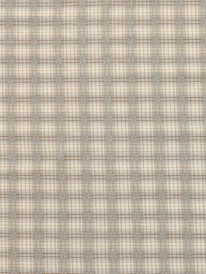 Textile Pantry - Junko Matsuda Yarn Dyed Plaid Cotton Fabric - White and Gray