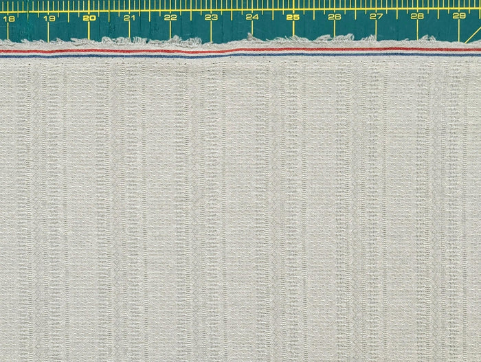 Textile Pantry - Junko Matsuda Yarn Dyed Textured Cotton Fabric - Pale Blue
