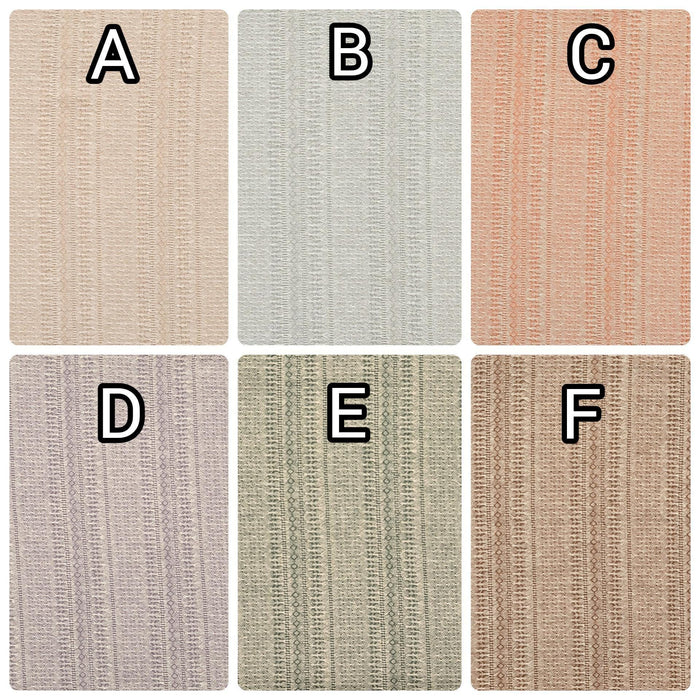 Textile Pantry - Junko Matsuda Yarn Dyed Textured Cotton Fabric - Pale Brown