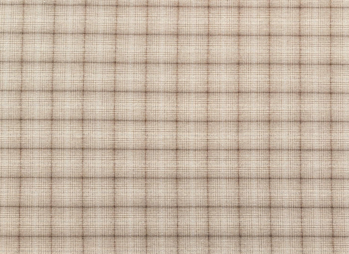 Junko Matsuda yarn dyed plaid Japanese cotton fabric Y25-0217 C light brown