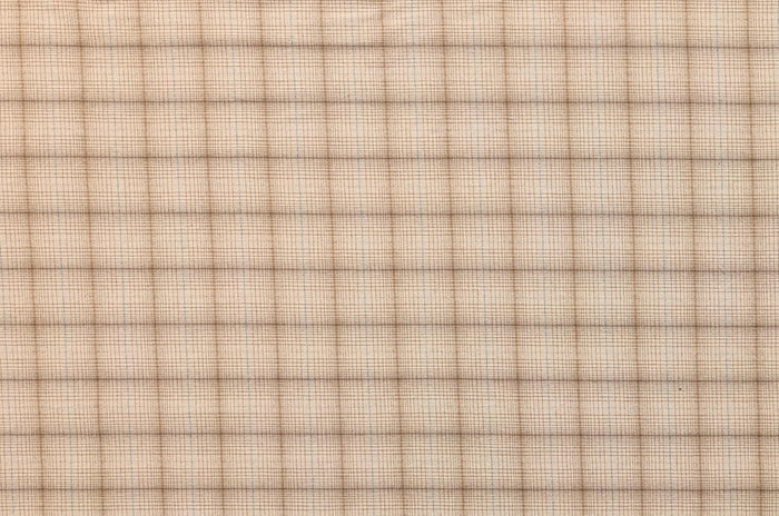 Junko Matsuda yarn dyed plaid Japanese cotton fabric Y25-0217 B tan