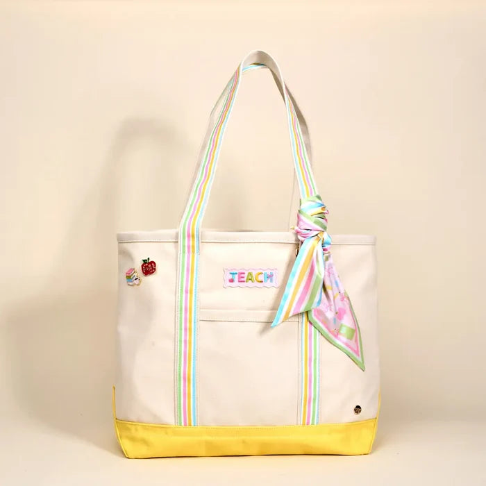 The Darling Canvas Tote Bag– School's In Session