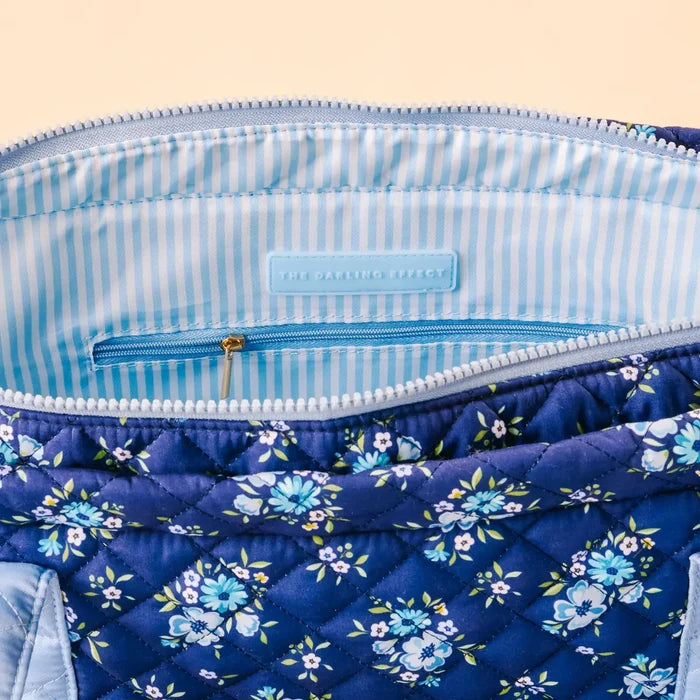 The Everyday Quilted Tote Bag–Endless Daydream Navy