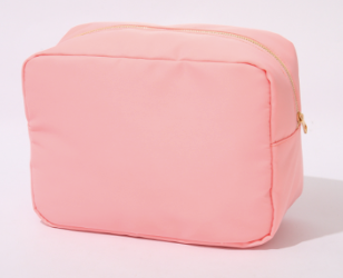 The Gianna nylon makeup bag — multiple color options available
