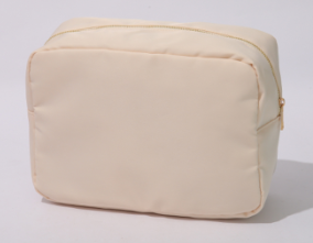 The Gianna nylon makeup bag — shown from alternate angle