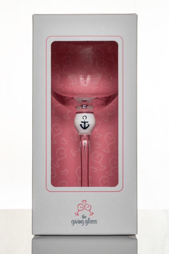 The Giving Glass Anchor — close up showing anchor design