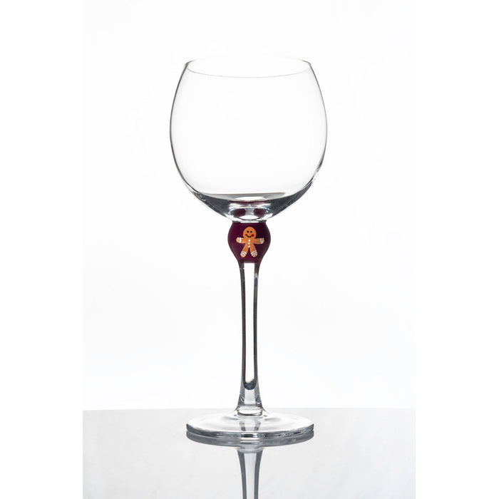 The Giving Glass Gingerbread wine glass — Christmas gift, portion donated to charity