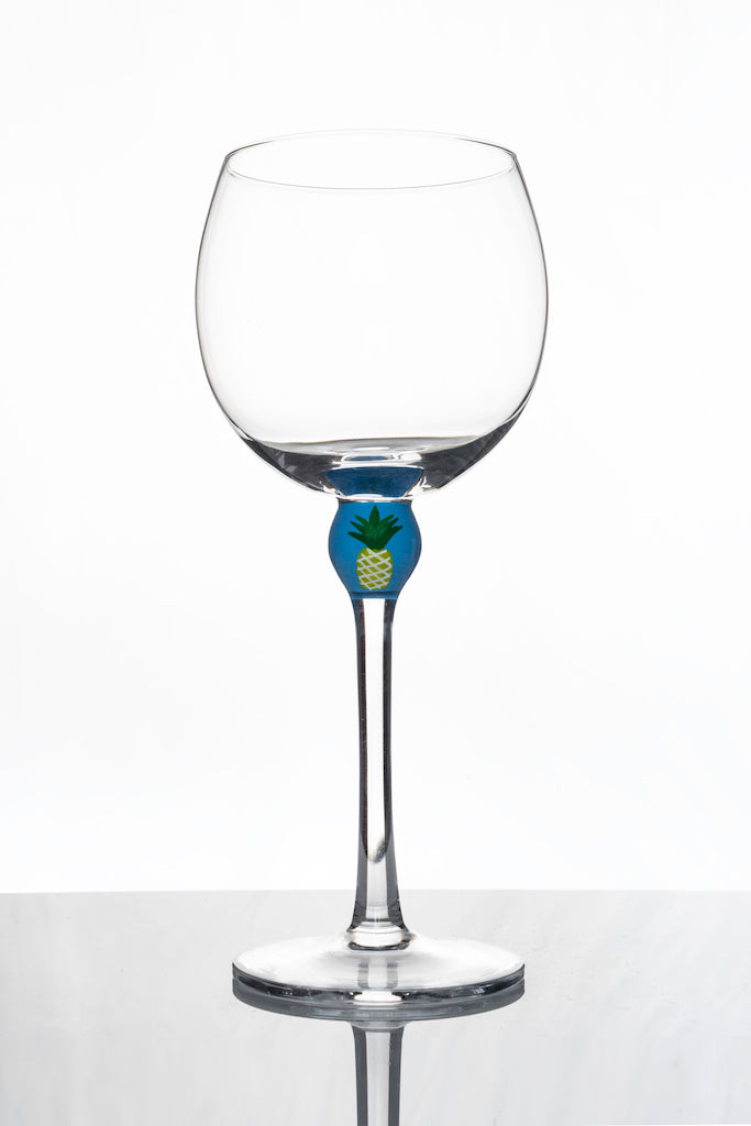 The Giving Glass Pineapple — shown from alternate angle