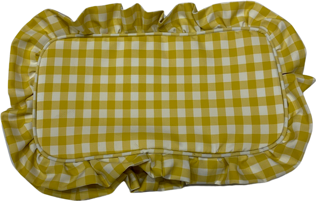 The Rachel ruffle gingham bag — multiple color options available