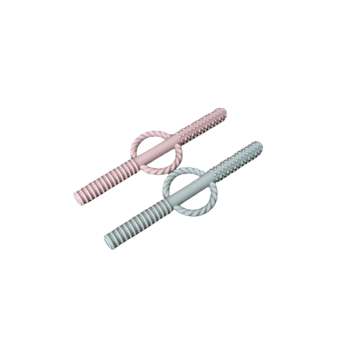 Three Hearts Teething Tube/Straw Sets All Silicone
