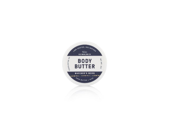 Old Whaling Co Mariner's Moon Travel Size Body Butter handmade in Charleston, South Carolina