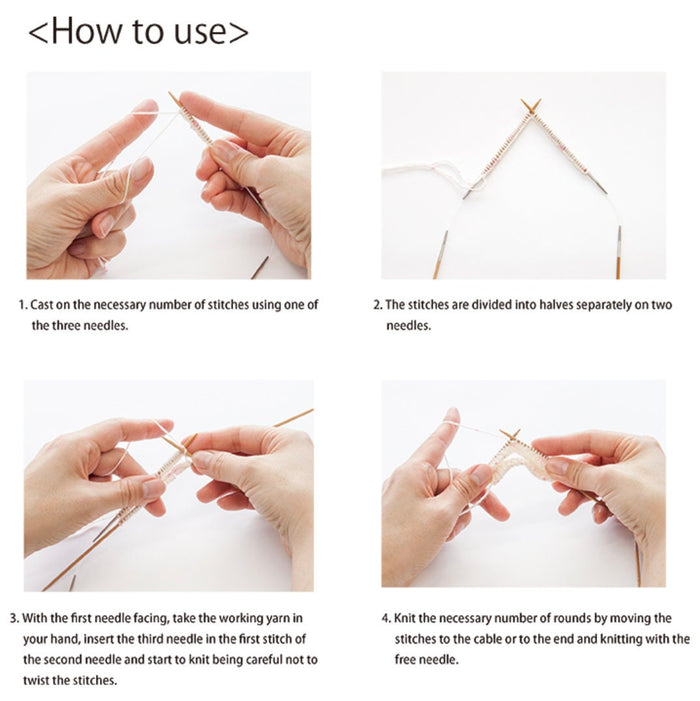 Tulip - CarryS Cables for Interchangeable Knitting Needle Set - Bamboo