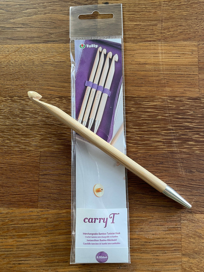 Tulip - CarryT Interchangeable Bamboo Tunisian Hook - Various Sizes