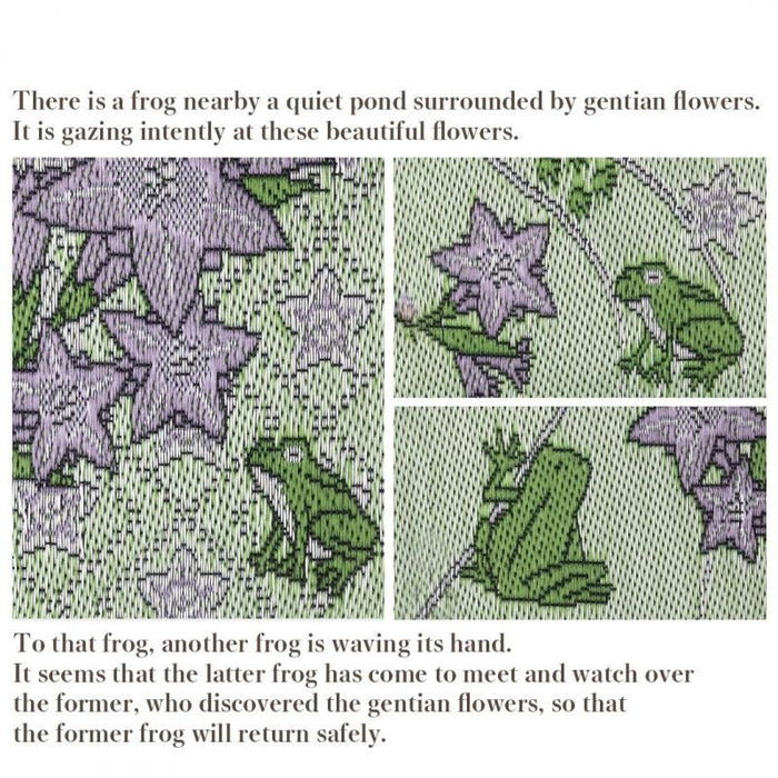 NEW Tulip Japanese Sewing Kit -Frogs and Gentian Flowers