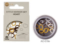 Tulip - "Heart" Stitch Marker Set Amicolle Knitting Accessories