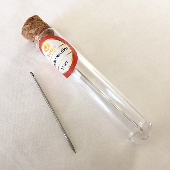 Tulip - Leather Hand Sewing Needles - Short