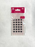 Tulip - "Sonaeru 備" Snap Fasteners Various Sizes 7mm to 21mm - Black