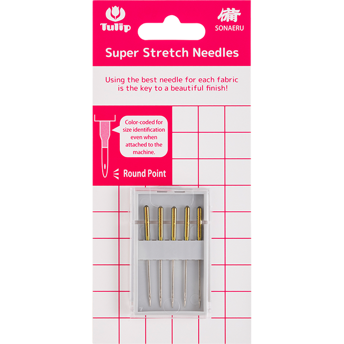 Tulip - "Sonaeru 備" Super Stretch Machine Needles