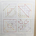 Tulip - World America "Flower Baskets" Sashiko Sampler Kit
