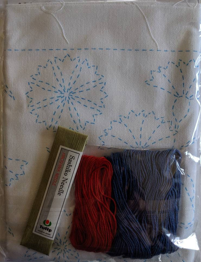 Tulip - World France "Ballerina and Cornflowers" Sashiko Sampler Kit