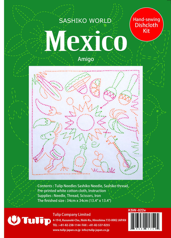 Tulip - World Mexico "Amigo" Sashiko Sampler Kit