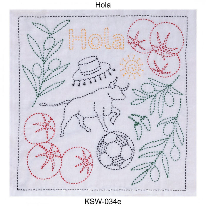 Tulip - World Spain "Hola" Sashiko Sampler Kit