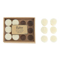 Unscented votive candles in box set of 12 — elegant entertaining and sympathy gift