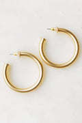 Upper Class Taste hoop earrings — elegant jewelry, gift for her