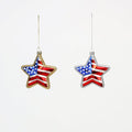 USA star ornament — patriotic Fourth of July and Christmas tree ornament
