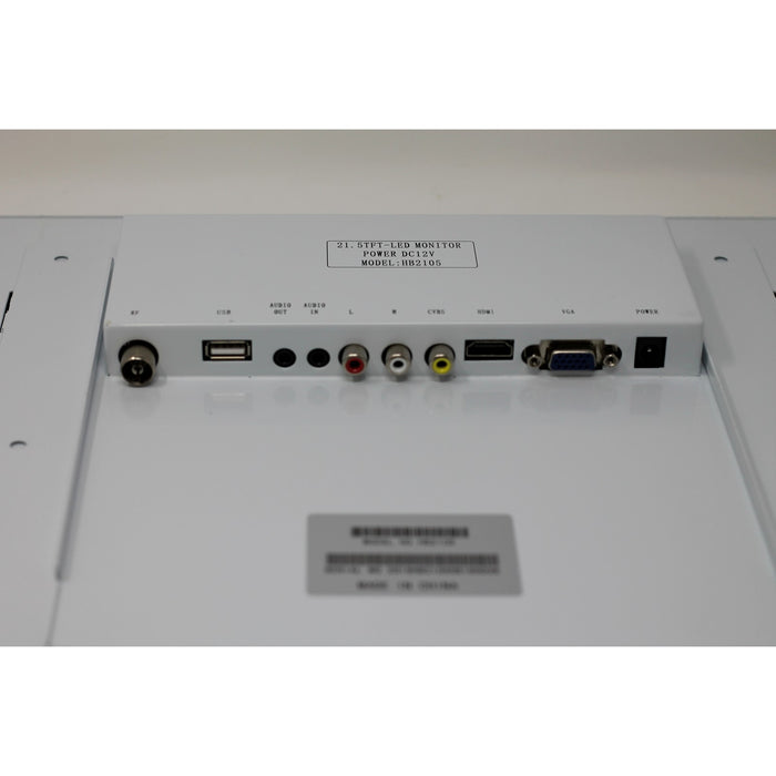 Vuecore 21.5 inch monitor input panel overview