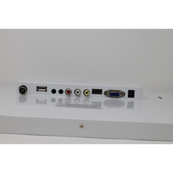 Vuecore 21.5 inch monitor ports close-up