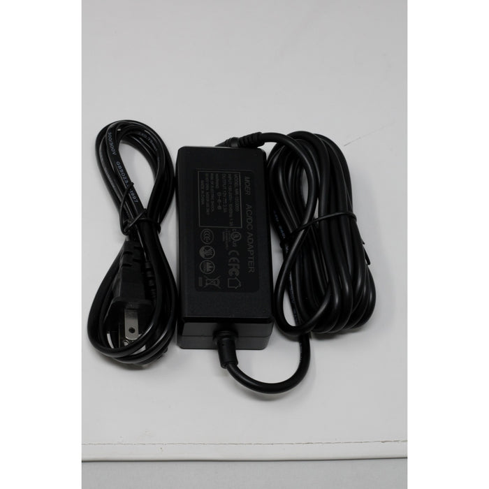 Included DC 12V power adapter