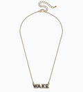 Wake Forest Demon Deacons Outline Enamel Necklace