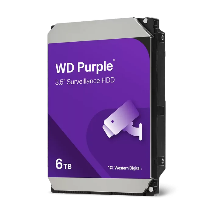 WD Purple 6TB Surveillance Hard Drive (WD64PURZ)