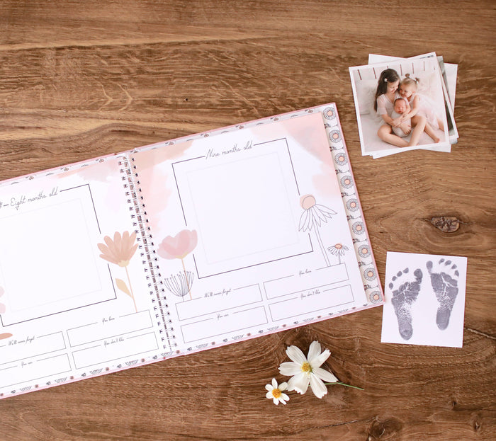 Wildflower Meadow Luxury Baby Memory Book
