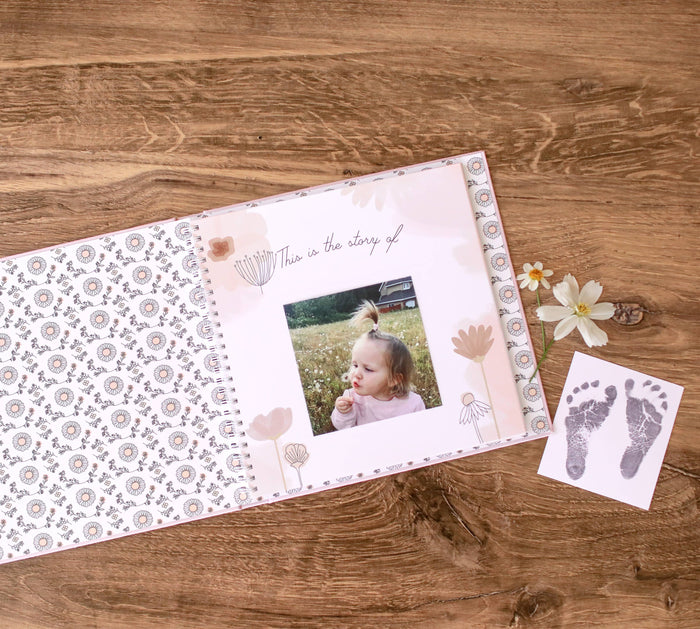 Wildflower Meadow Luxury Baby Memory Book