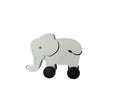Wooden Elephant Piece (Back) - Personalized Name Train Piece